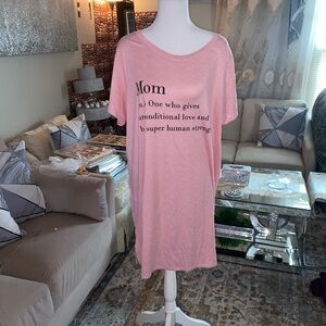 Pink mom shirt/dress